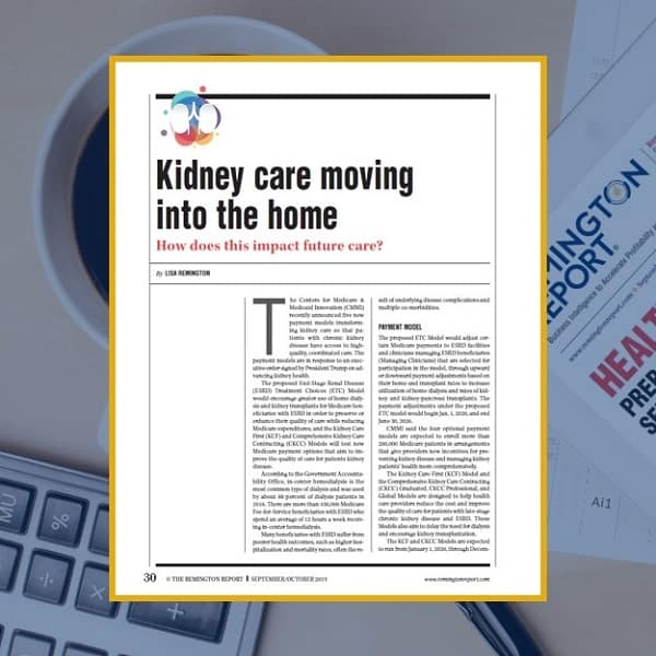 Kidney Care Moving Into the Home