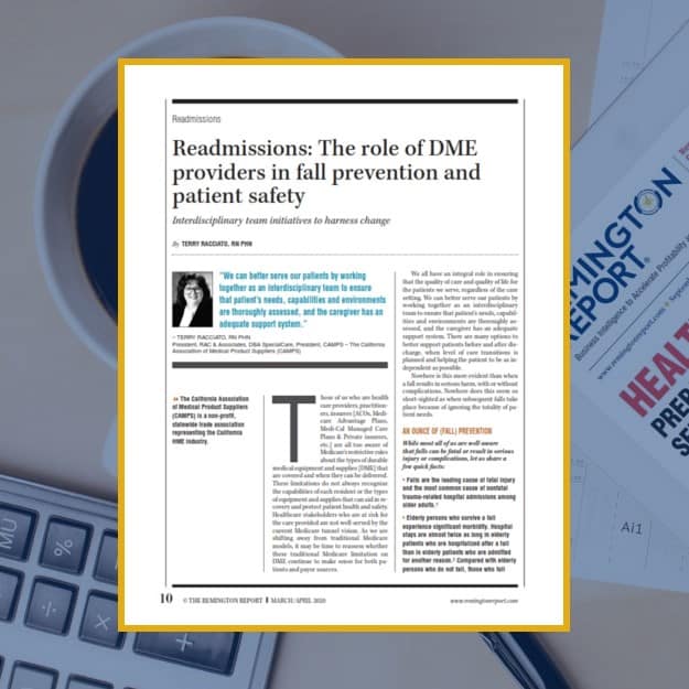 Readmissions: The Role of DME Providers in Fall Prevention and Patient Safety