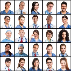 Portraits,Of,A,Lot,Of,Doctors,And,Medical,Workers